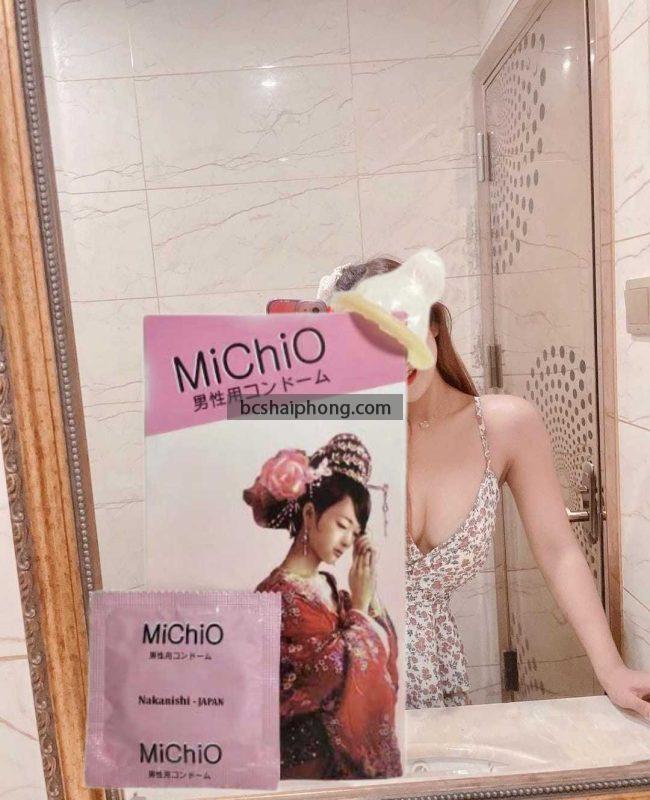 Bao cao su Michio Nhật Bản siêu mỏng có gân, size nhỏ – Giải pháp dành cho người Việt