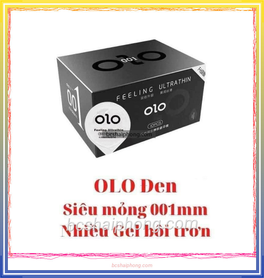 Lợi ích vượt trội của bao cao su Olo 0.01 Đen hương vani