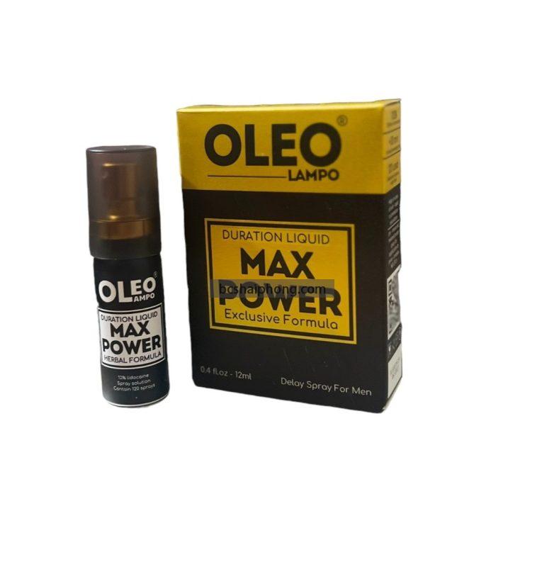Công dụng nổi bật của Oleo Lampo Max Power