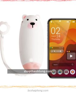 Trứng rung tình yêu Gấu Jiuuy – Điều khiển bằng app