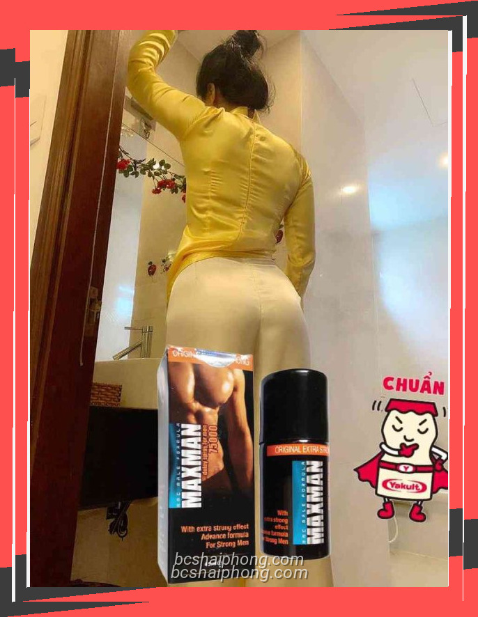 Hình ảnh thực tế chai thuoc xit maxman chong xuat tinh som 20 chất lượng cao