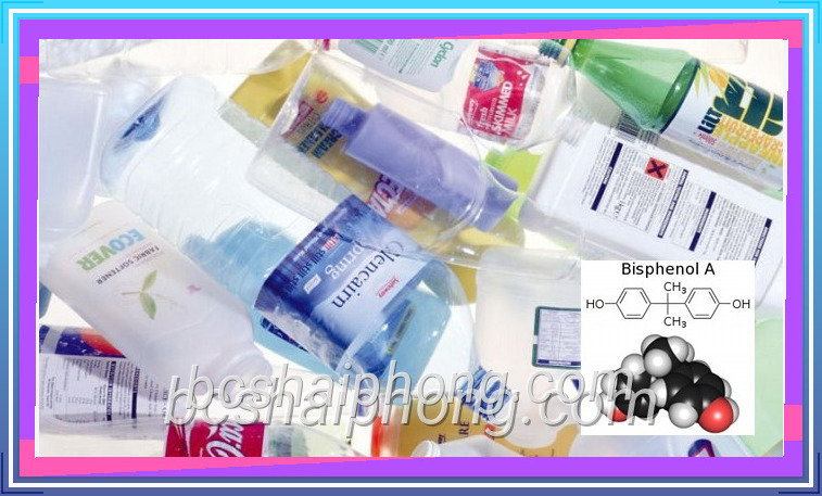 Ảnh chụp hoa chat bpa trong do nhua
