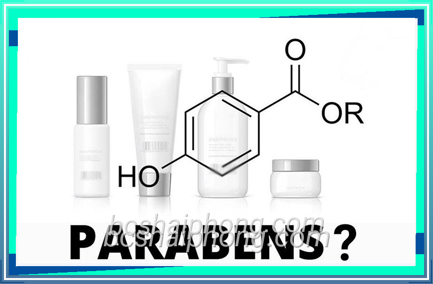 Mẫu my pham chua paraben qua muc được trình bày rõ ràng