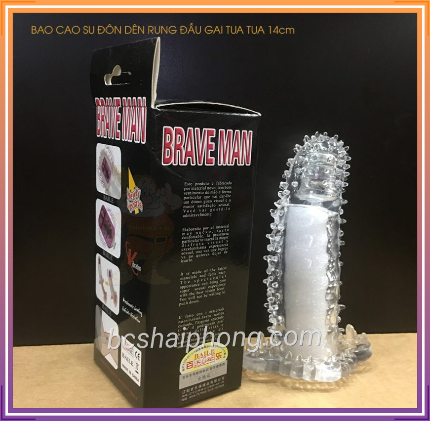 Bao cao su don den rung dau gai khung brave man dep moi goc doc