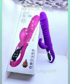 Duong vat gia rabbit vibrator rung thut tu dong phat nhiet – sextoy cao cap kich thich diem cuc da