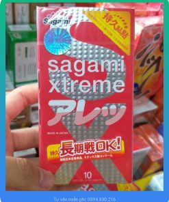 Bao Cao Su Sagami Xtreme Feel Long gai, kéo dài thời gian
