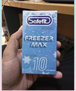 Bao cao su Safefit Freezer Max – siêu mỏng, mát lạnh bạc hà, giúp truyền nhiệt nhanh