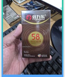 Bao cao su HBM 58mm Superman, size lớn xl, siêu mỏng, nhiều gel